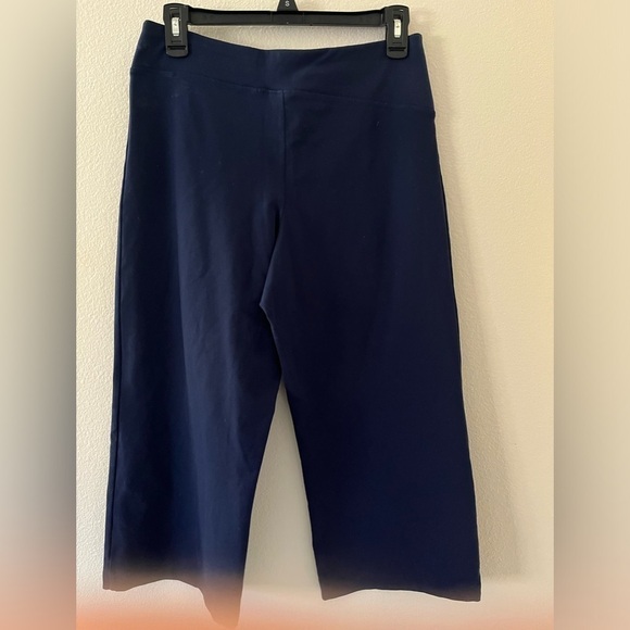 Adidas wide leg cropped navy size Medium - Picture 4 of 5